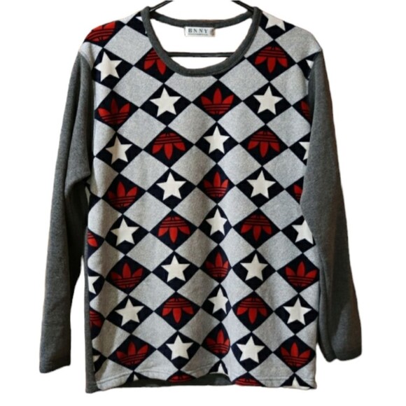 BNNY Velour Crewneck  Print Sweater XXXL - Picture 1 of 10